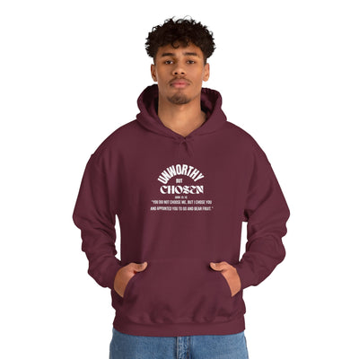 Unworthy but Chosen Unisex Motivational Hoodie