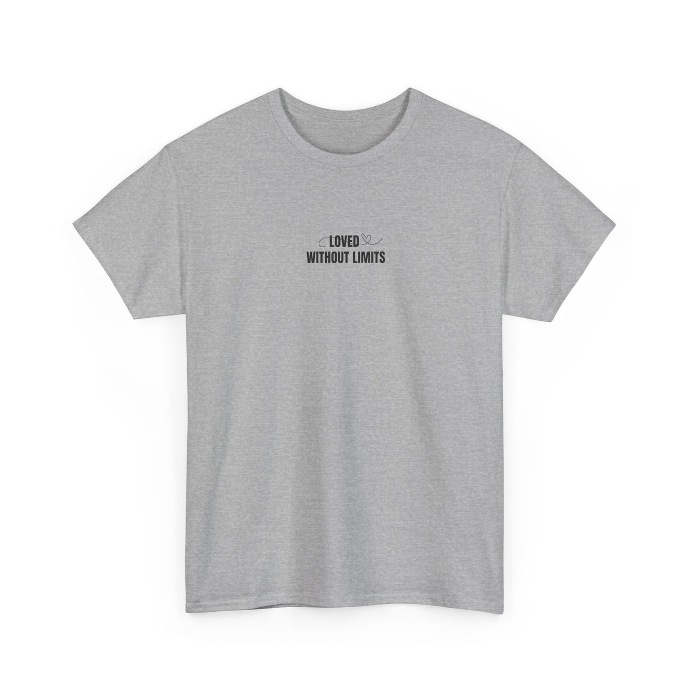 Love Without Limits Unisex Heavy Cotton Tee, Casual T-Shirt, Inspirational Apparel