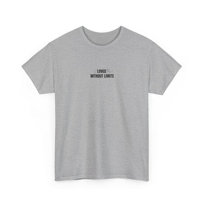 Love Without Limits Unisex Heavy Cotton Tee, Casual T-Shirt, Inspirational Apparel