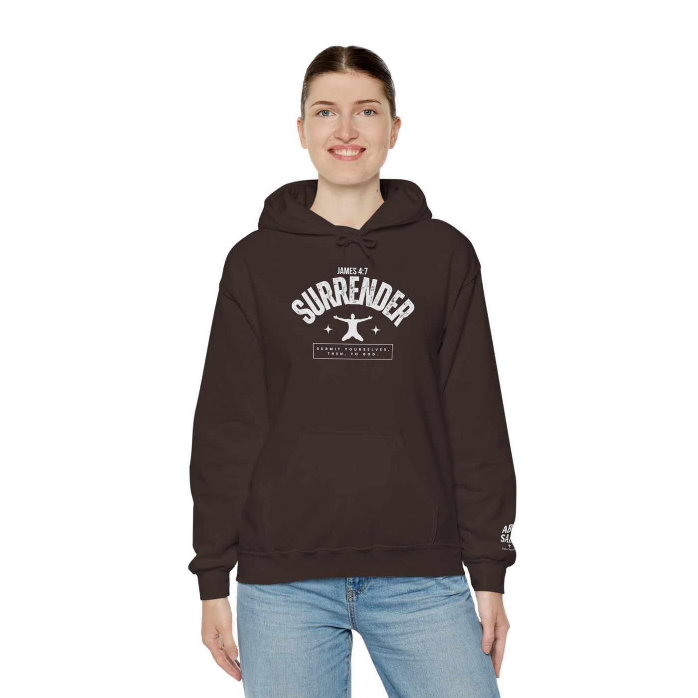 Inspirational Surrender Hoodie - Unisex Heavy Blend Sweatshirt