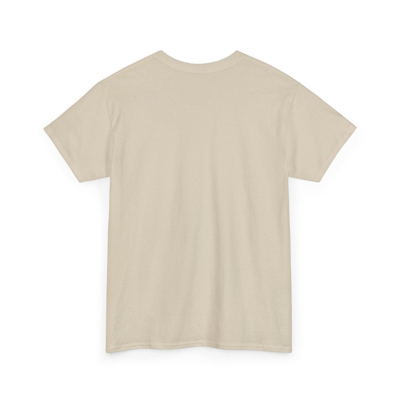 Unisex Heavy Cotton Tee with Above Saint Design