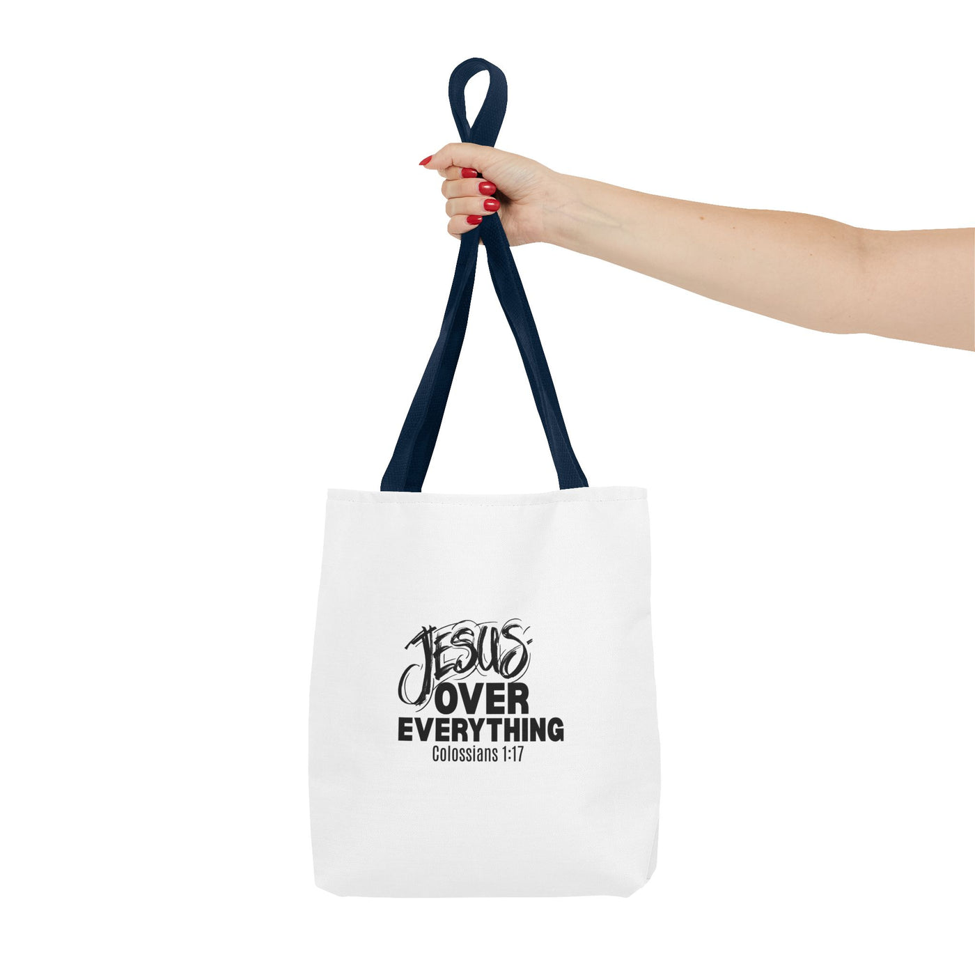 Inspirational Tote Bag | Jesus Over Everything | Faith Inspired  Everyday Use