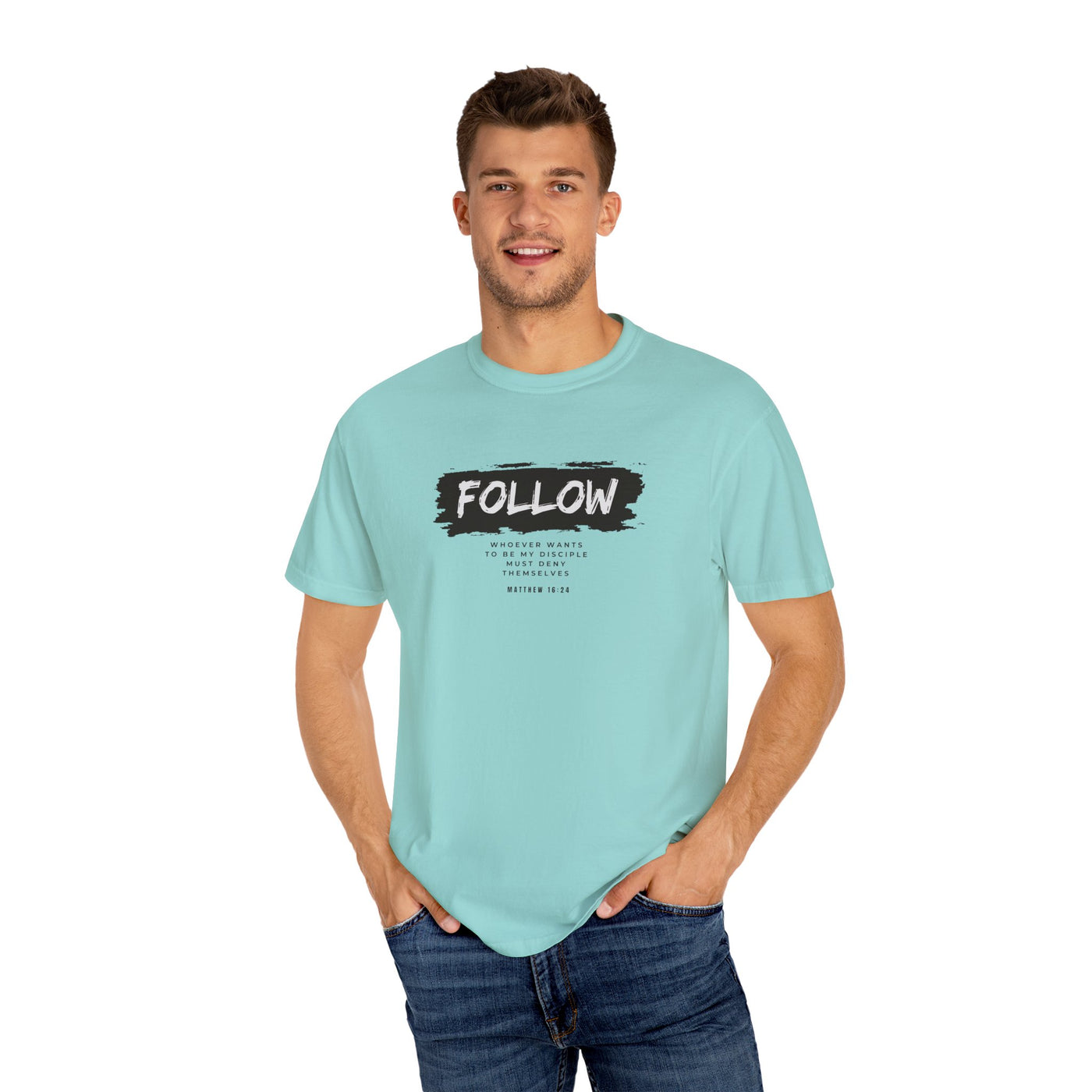 Follow Me Motivational Unisex T-shirt, Comfortable Tee for Everyday Wear