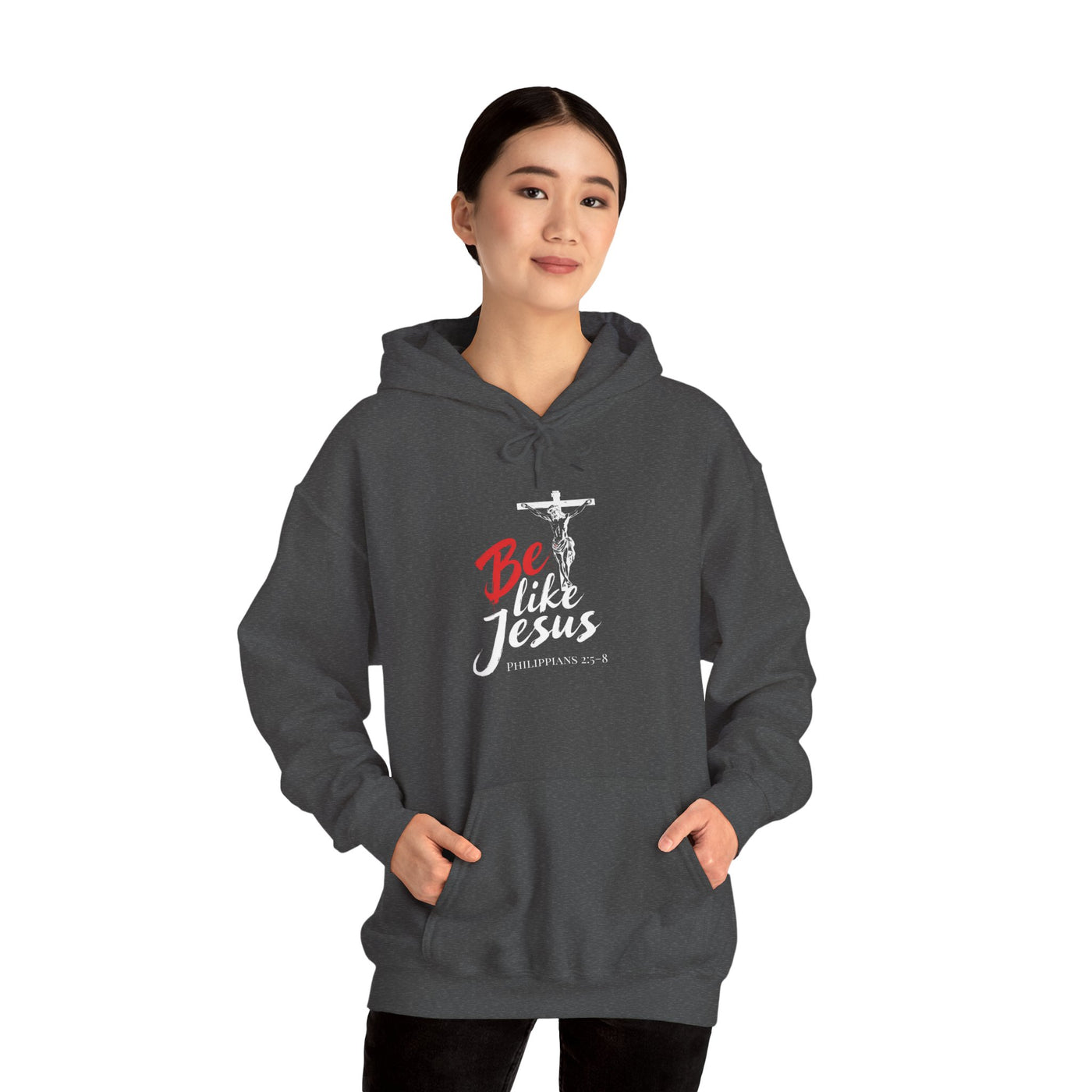 Faith-Inspired Hooded Sweatshirt - Be Like Jesus, Inspirational Apparel, Religious Hoodie