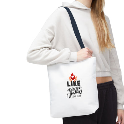 Inspirational Tote Bag - Love Like Jesus, Christian Gift, Bible Verse Bag, Everyday Use
