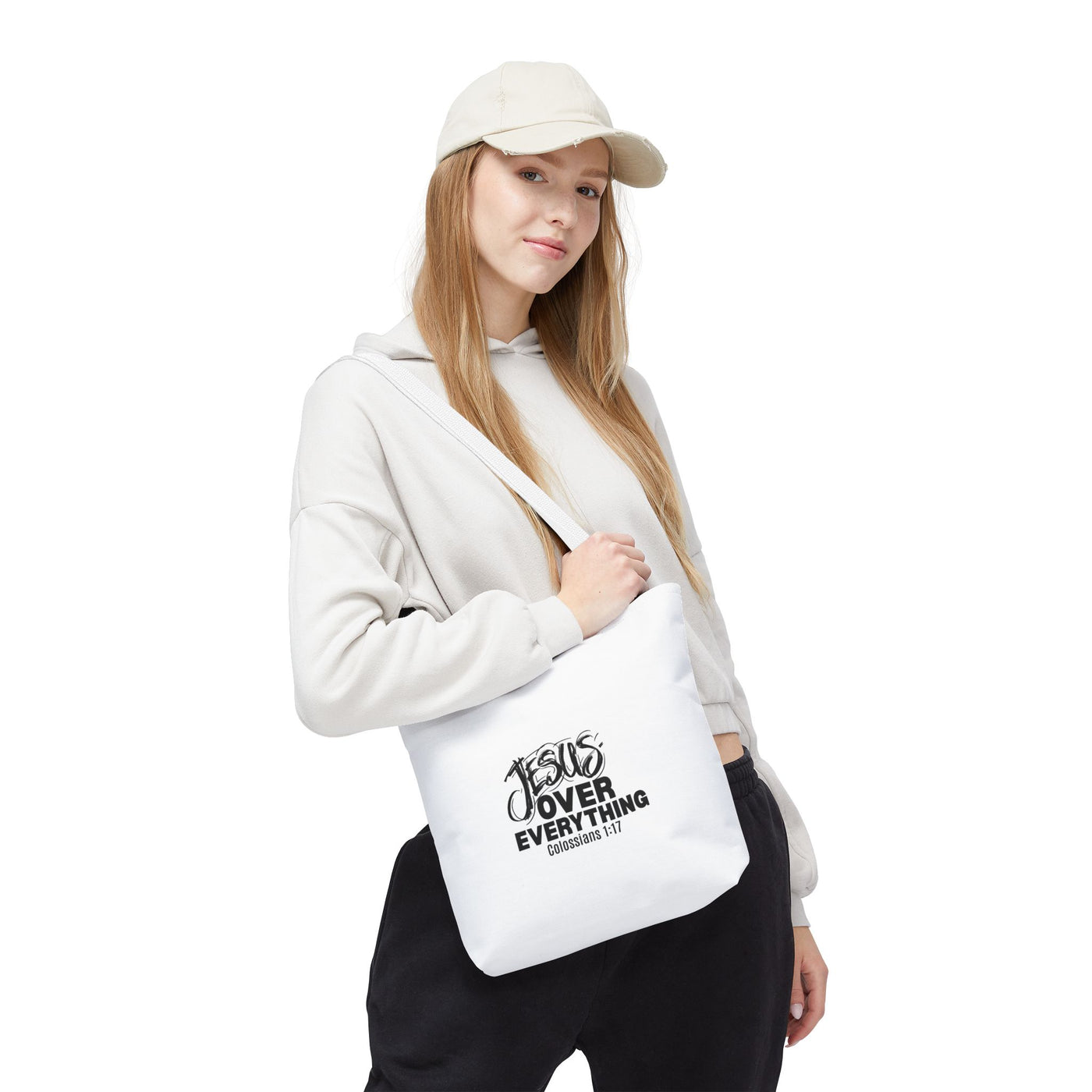 Inspirational Tote Bag | Jesus Over Everything | Faith Inspired  Everyday Use