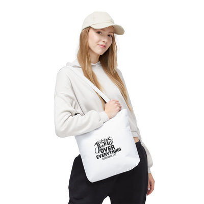 Inspirational Tote Bag | Jesus Over Everything | Faith Inspired  Everyday Use