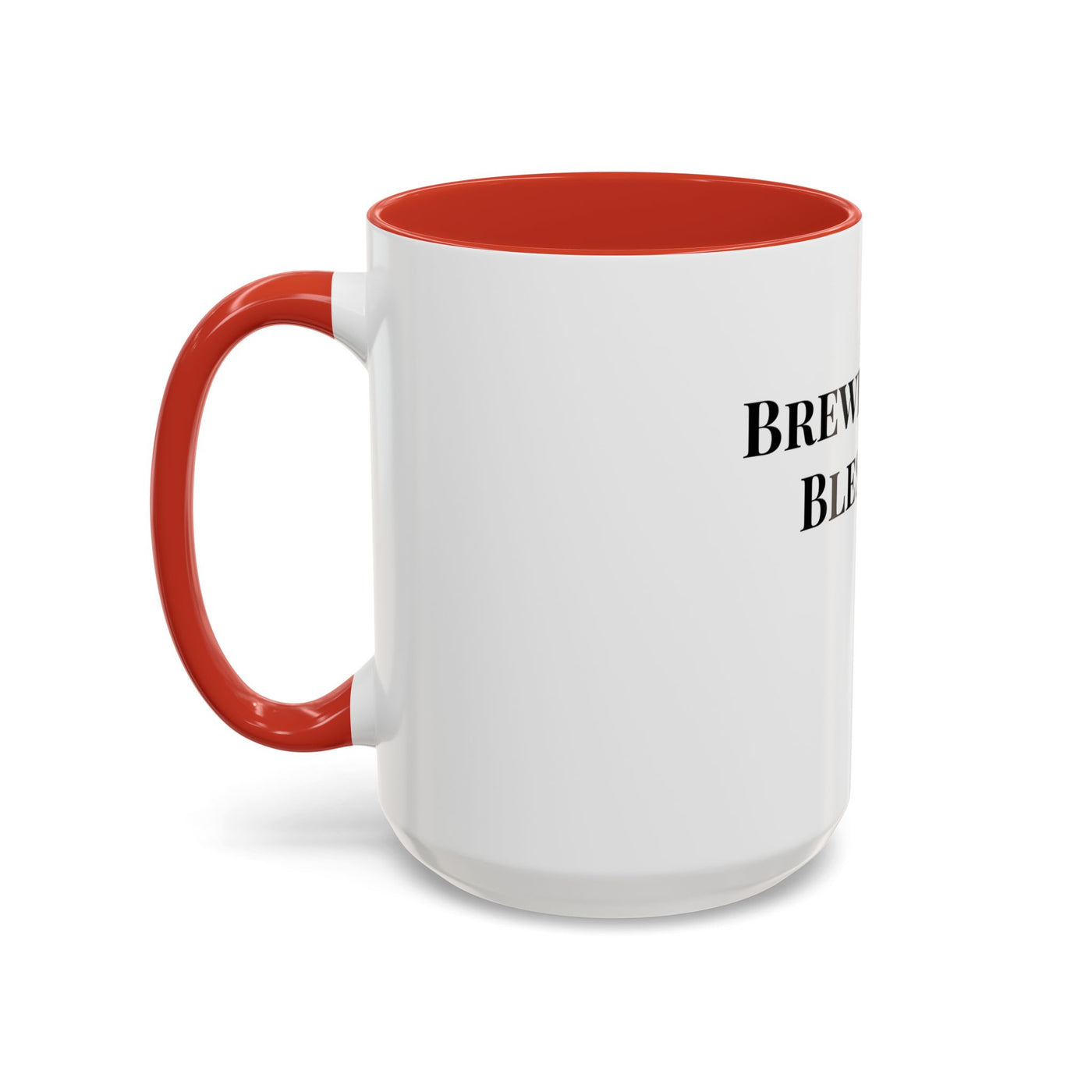 Brewed with Blessings White Ceramic Mug – Christian Coffee Cup (11oz & 15oz), Dishwasher & Microwave Safe