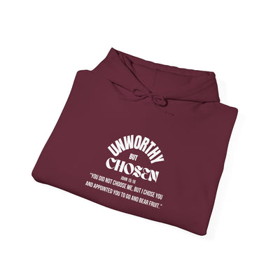 Unworthy but Chosen Unisex Motivational Hoodie