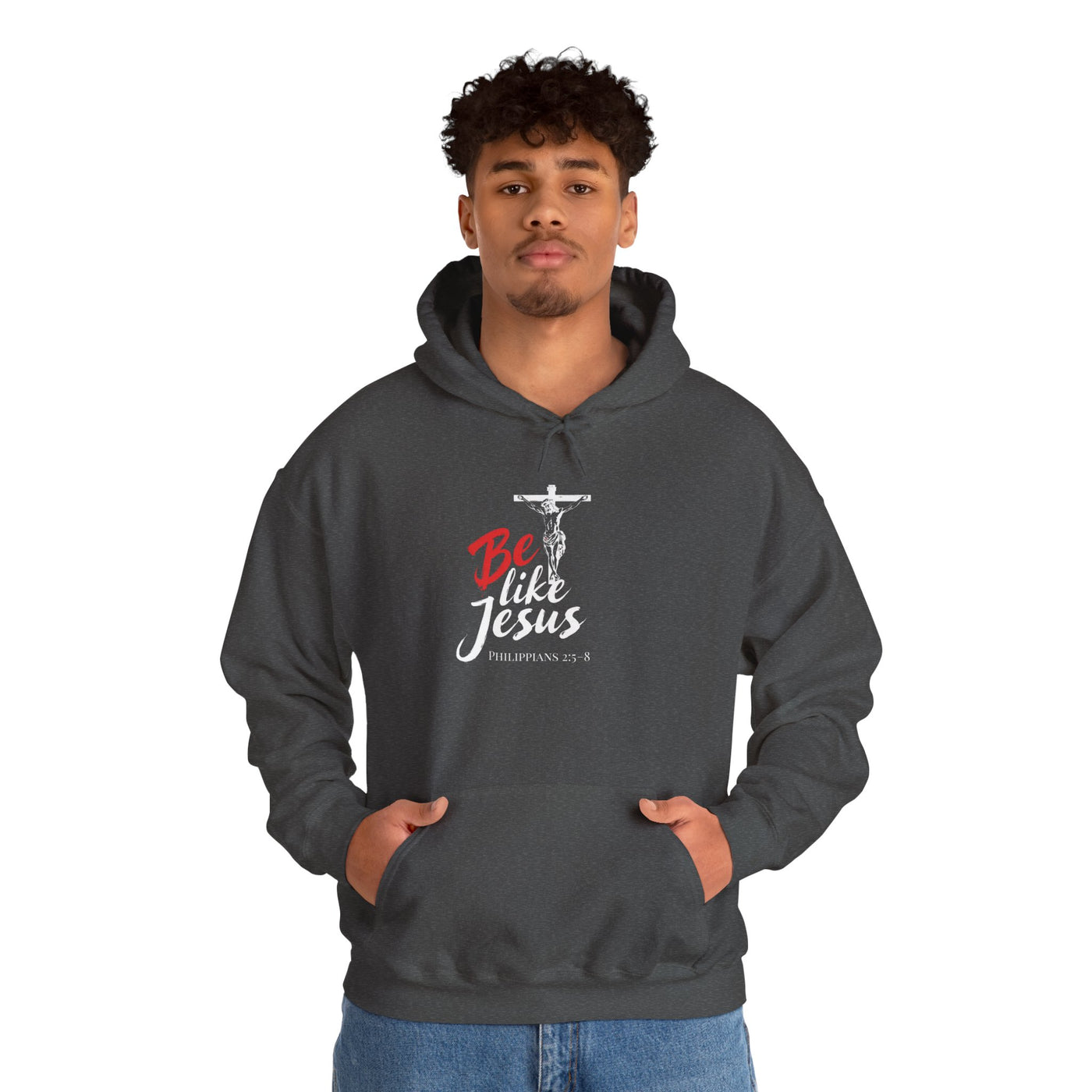 Faith-Inspired Hooded Sweatshirt - Be Like Jesus, Inspirational Apparel, Religious Hoodie