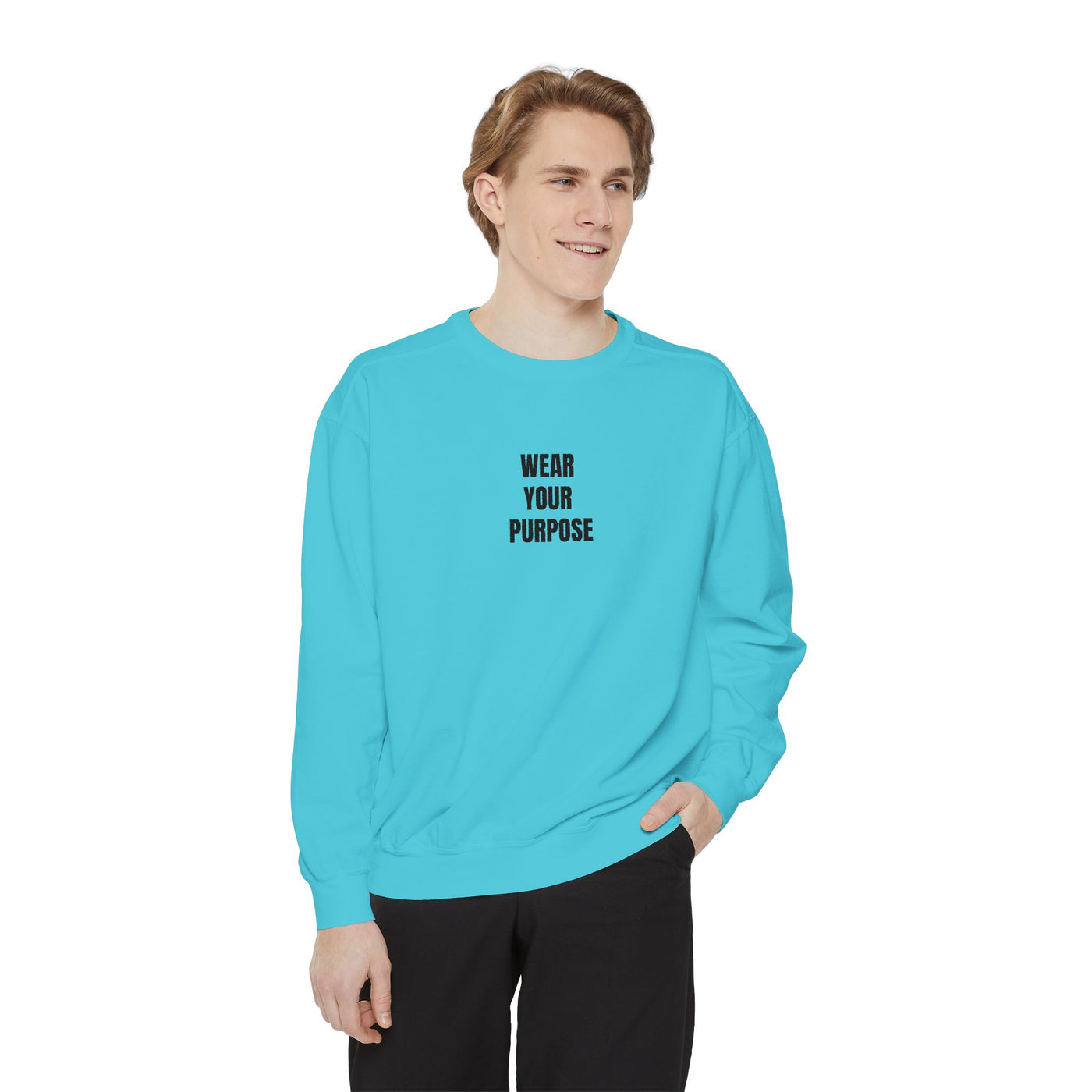 Purposeful Unisex Sweatshirt, Cozy Gift for Friends, Affirmation Apparel