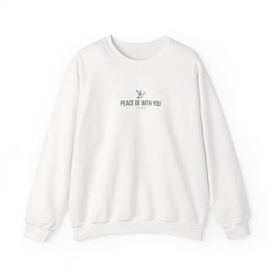 Unisex Peace Be With You  Cozy Crewneck Sweatshirt