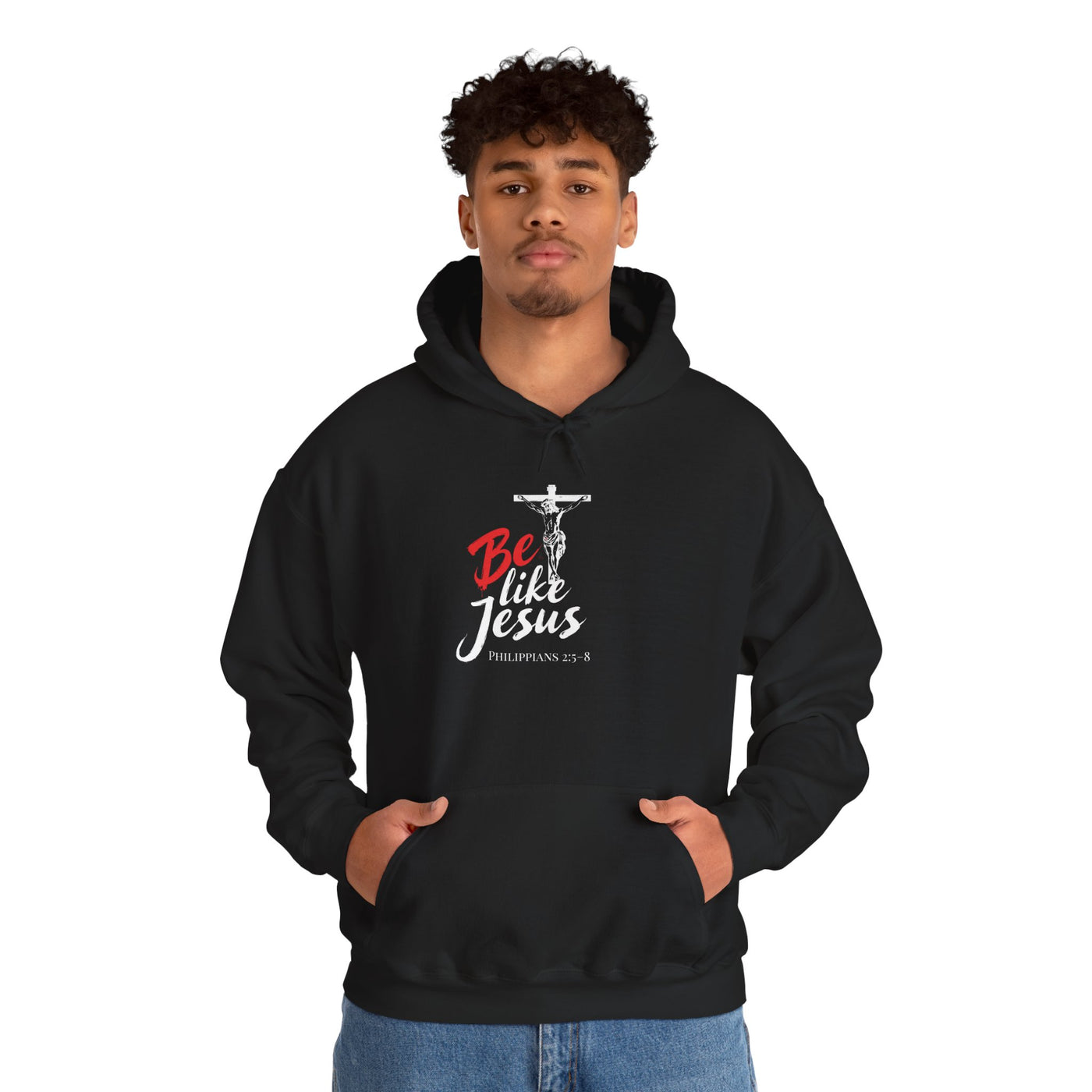 Faith-Inspired Hooded Sweatshirt - Be Like Jesus, Inspirational Apparel, Religious Hoodie