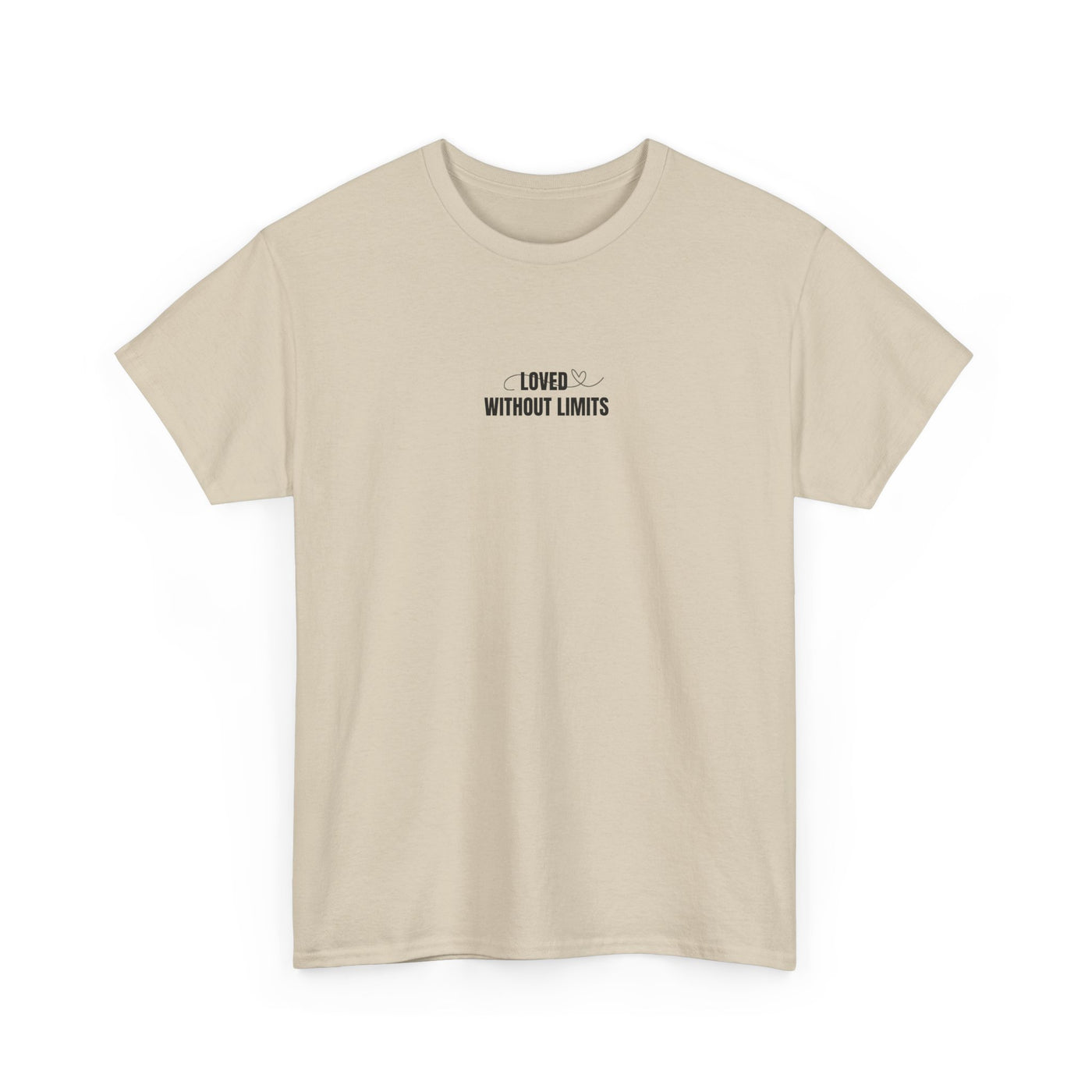 Love Without Limits Unisex Heavy Cotton Tee, Casual T-Shirt, Inspirational Apparel