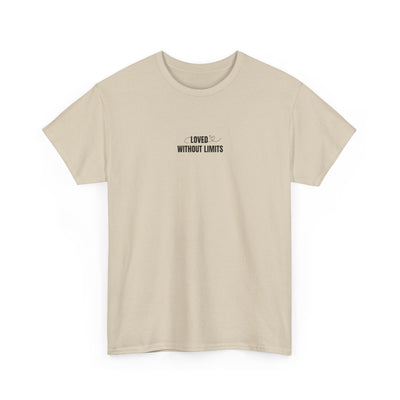 Love Without Limits Unisex Heavy Cotton Tee, Casual T-Shirt, Inspirational Apparel