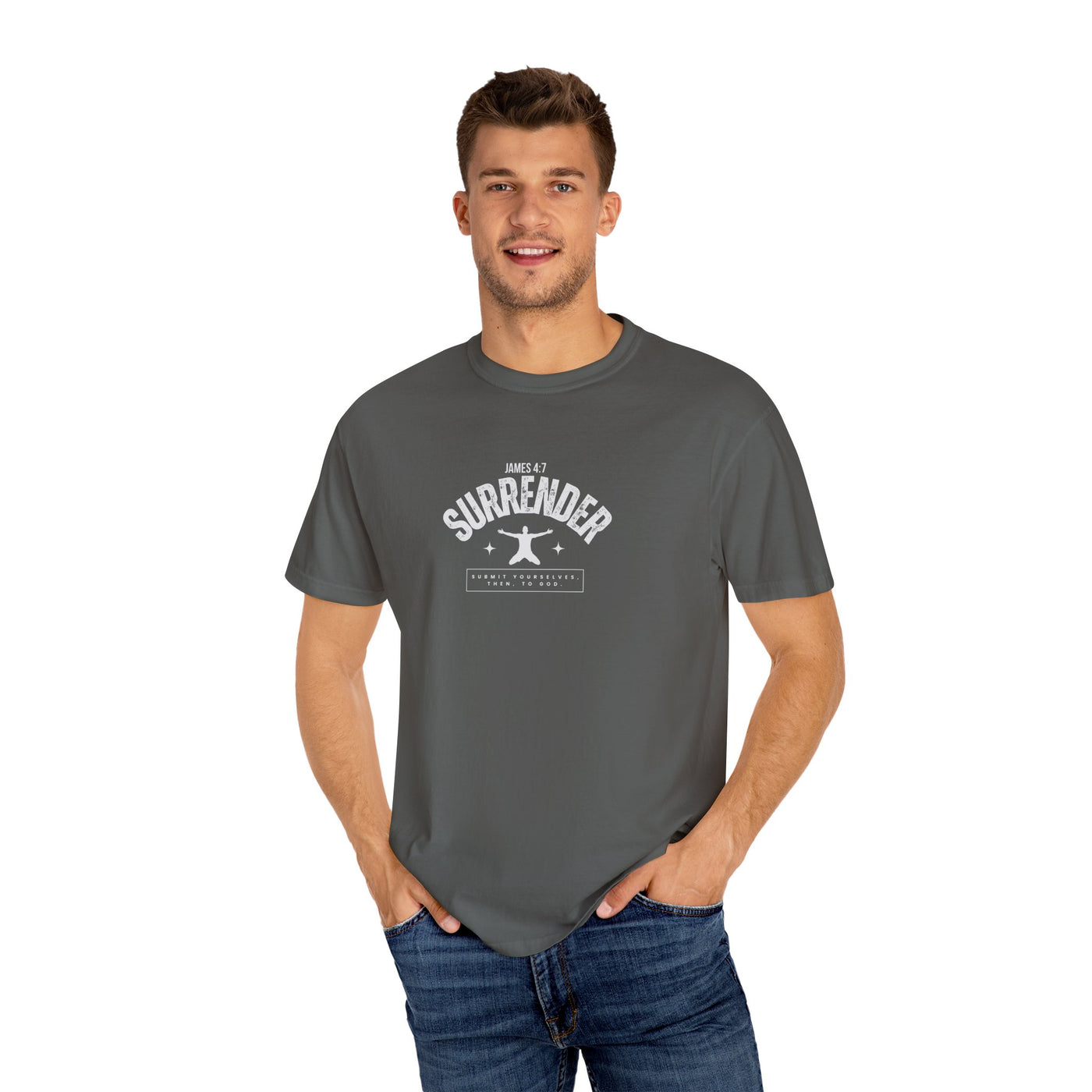 Unisex Surrender Shirt, Inspirational Tee , Everyday Wear