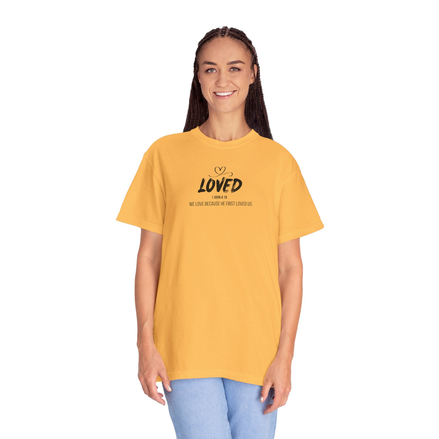 Loved Motivational  Tee for Comfort