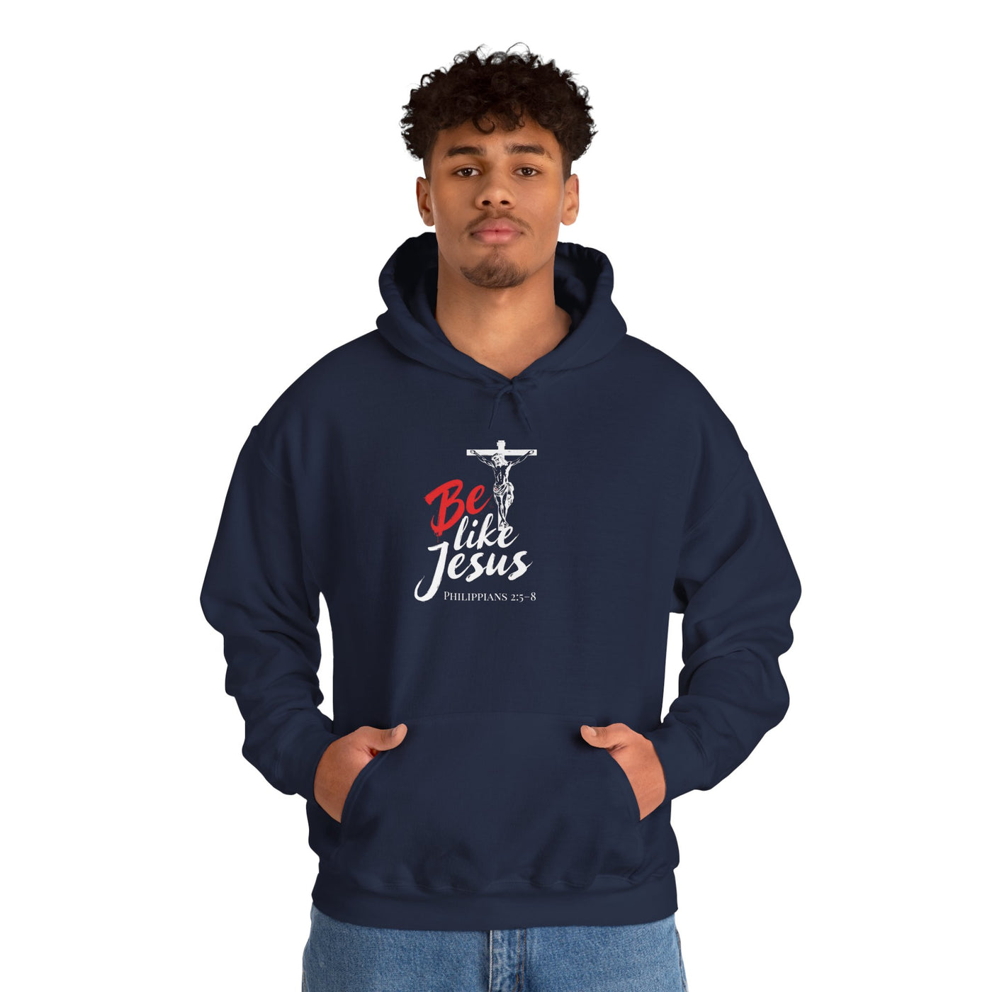 Faith-Inspired Hooded Sweatshirt - Be Like Jesus, Inspirational Apparel, Religious Hoodie