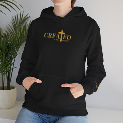 Created Faith Hooded Sweatshirt - Inspirational Unisex Hoodie