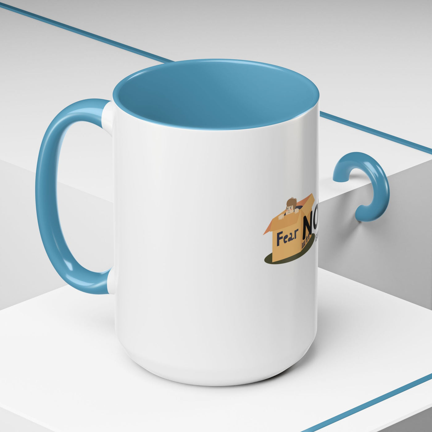 Fear Not Inspirational Coffee Mug, Motivational Mug, Gift for Encouragement, Self-Care Mug, Faith-Based Gift