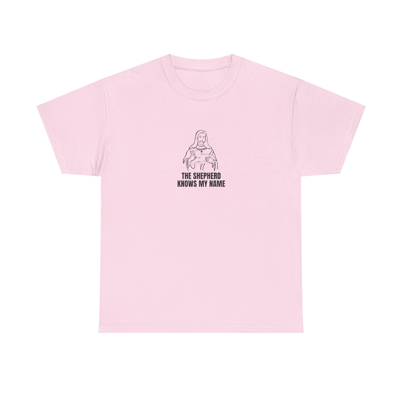 Shepherd Tee, Unisex Heavy Cotton Tee for Faith, Christian Gift, Religious Apparel, Bible Quotes, Everyday Wear