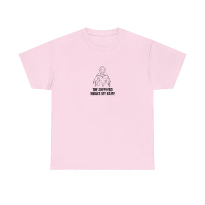 Shepherd Tee, Unisex Heavy Cotton Tee for Faith, Christian Gift, Religious Apparel, Bible Quotes, Everyday Wear