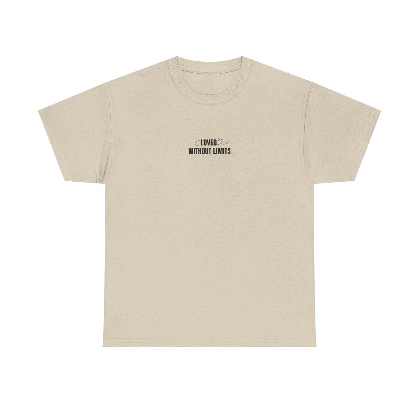 Love Without Limits Unisex Heavy Cotton Tee, Casual T-Shirt, Inspirational Apparel