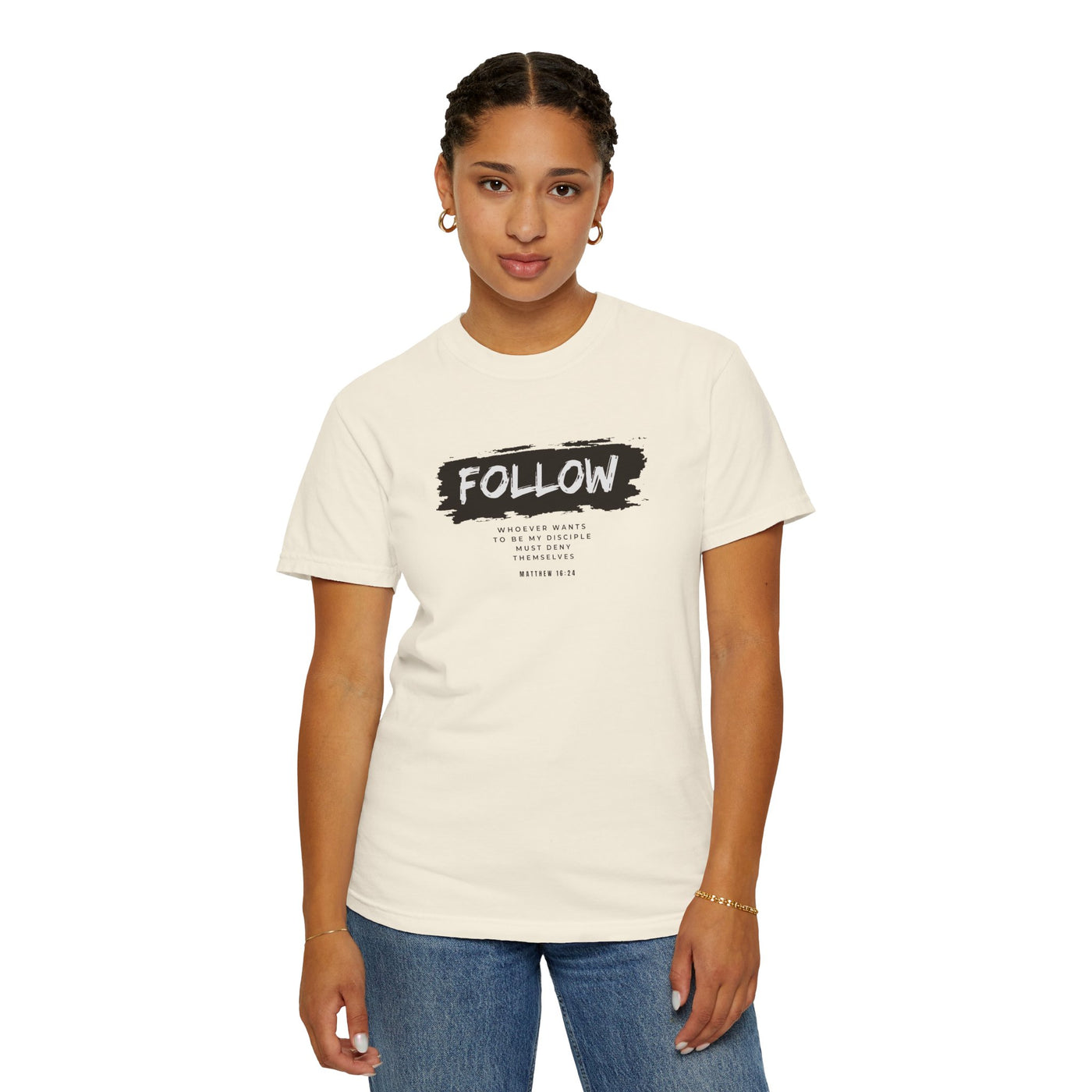 Follow Me Motivational Unisex T-shirt, Comfortable Tee for Everyday Wear