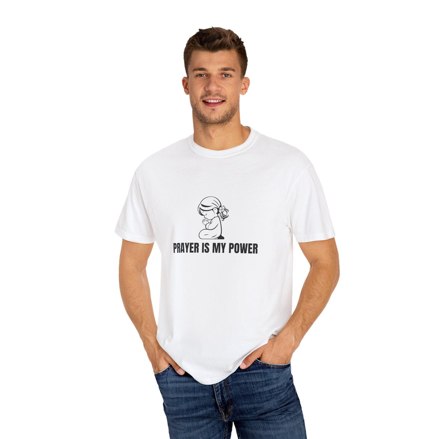 Prayer Power Unisex T-Shirt, Spiritual Tee, Faith Shirt, Casual Wear, Gift for Believers