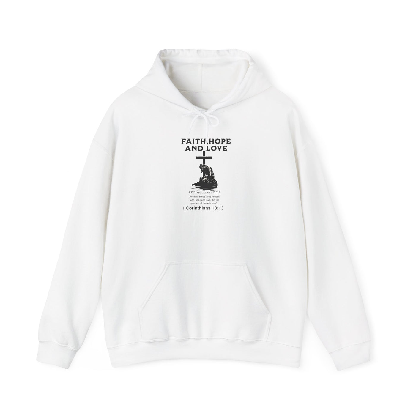 Faith, Hope & Love Hoodie | Inspirational Christian Apparel