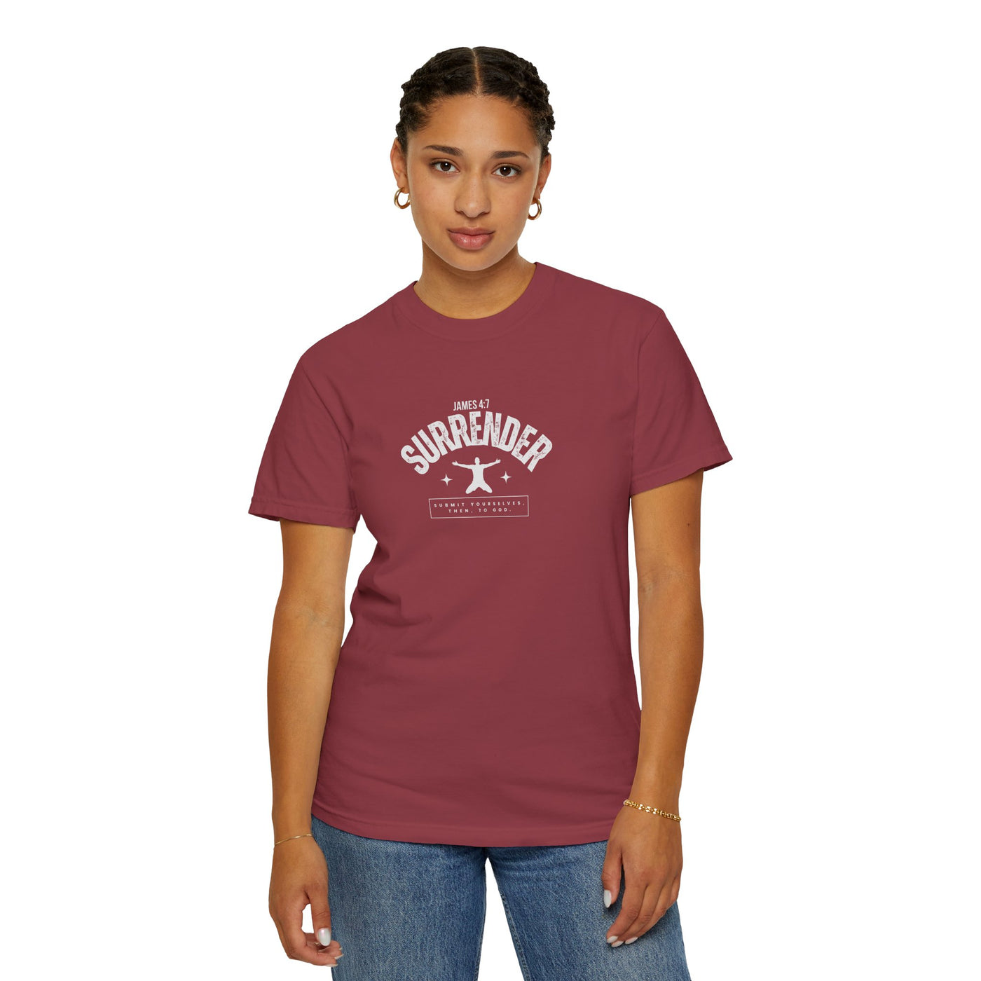 Unisex Surrender Shirt, Inspirational Tee , Everyday Wear