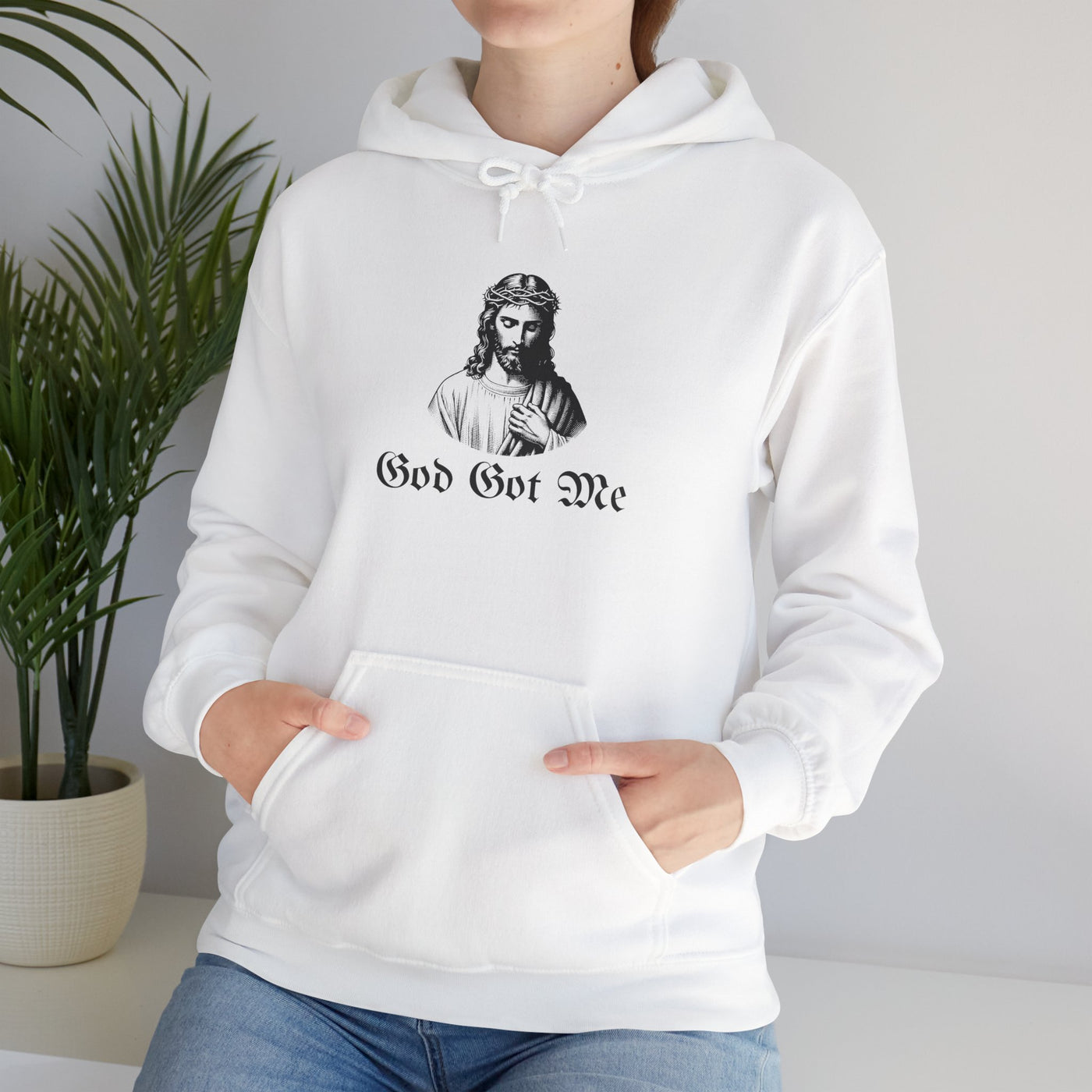 Inspirational God Got Me Hoodie, Faith-Based Apparel for Everyday Wear