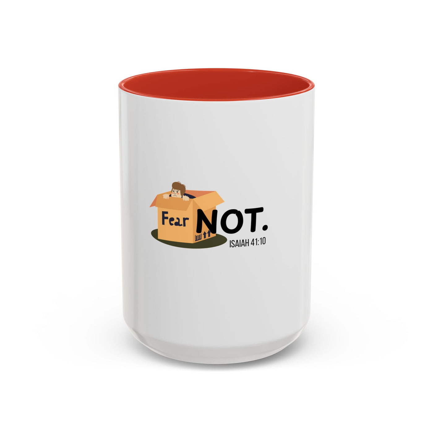 Fear Not Inspirational Coffee Mug, Motivational Mug, Gift for Encouragement, Self-Care Mug, Faith-Based Gift