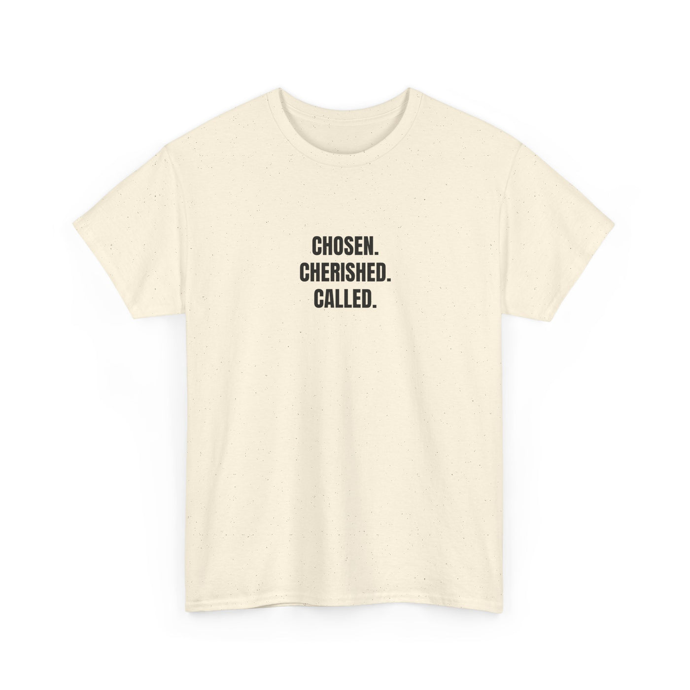Chosen Cherished Called Unisex Heavy Cotton Tee, Inspirational T-Shirt