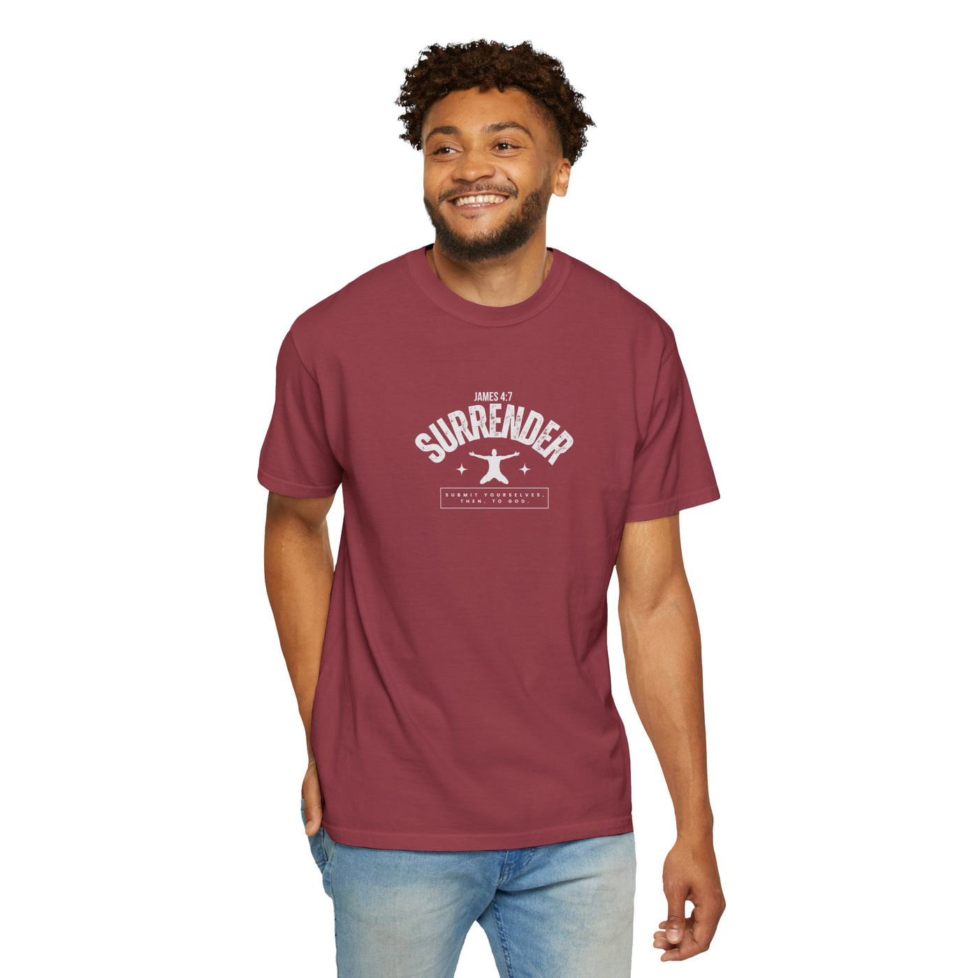 Unisex Surrender Shirt, Inspirational Tee , Everyday Wear