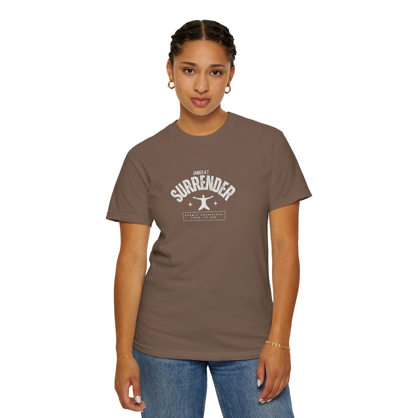 Unisex Surrender Shirt, Inspirational Tee , Everyday Wear