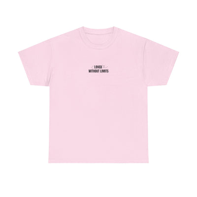 Love Without Limits Unisex Heavy Cotton Tee, Casual T-Shirt, Inspirational Apparel