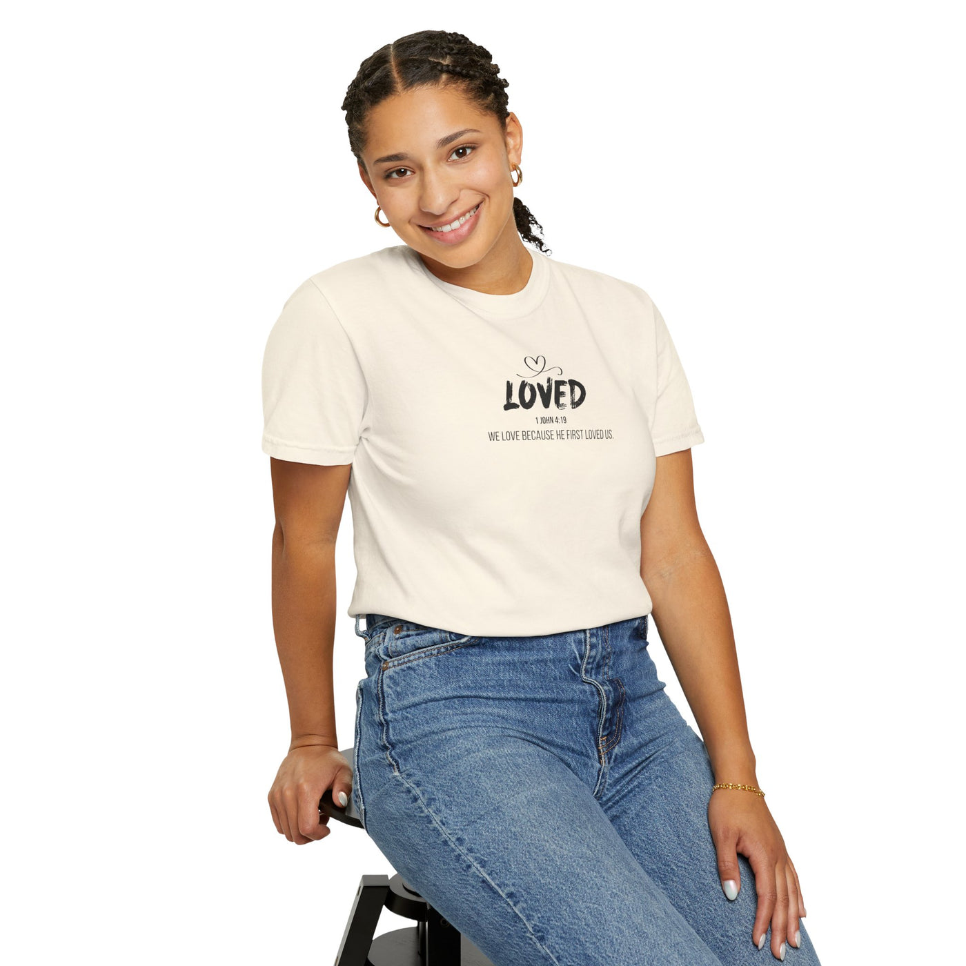 Loved Motivational  Tee for Comfort