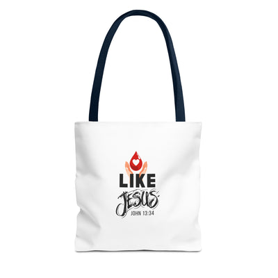 Inspirational Tote Bag - Love Like Jesus, Christian Gift, Bible Verse Bag, Everyday Use