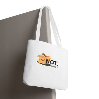 Fear Not Inspirational Tote Bag, Motivational Shopping Bag