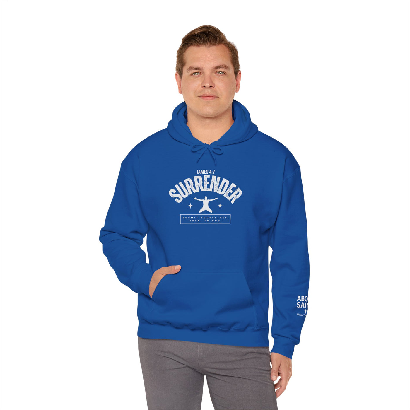 Inspirational Surrender Hoodie - Unisex Heavy Blend Sweatshirt