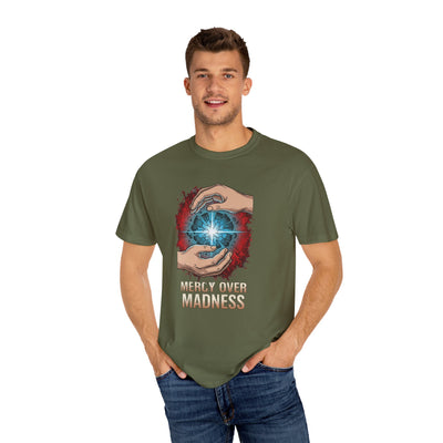Mercy Over Madness T-Shirt, Unisex Casual Tee, Gift for Mental Health Awareness