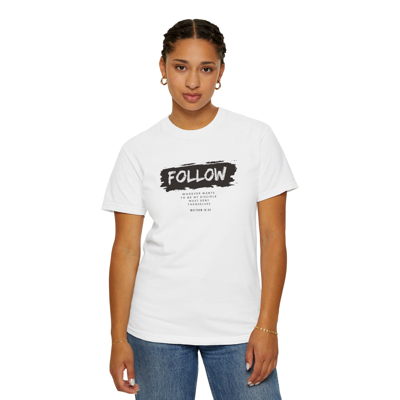 Follow Me Motivational Unisex T-shirt, Comfortable Tee for Everyday Wear