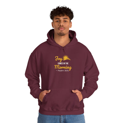 Joy Comes in the Morning Hoodie, Inspirational  Sweatshirt
