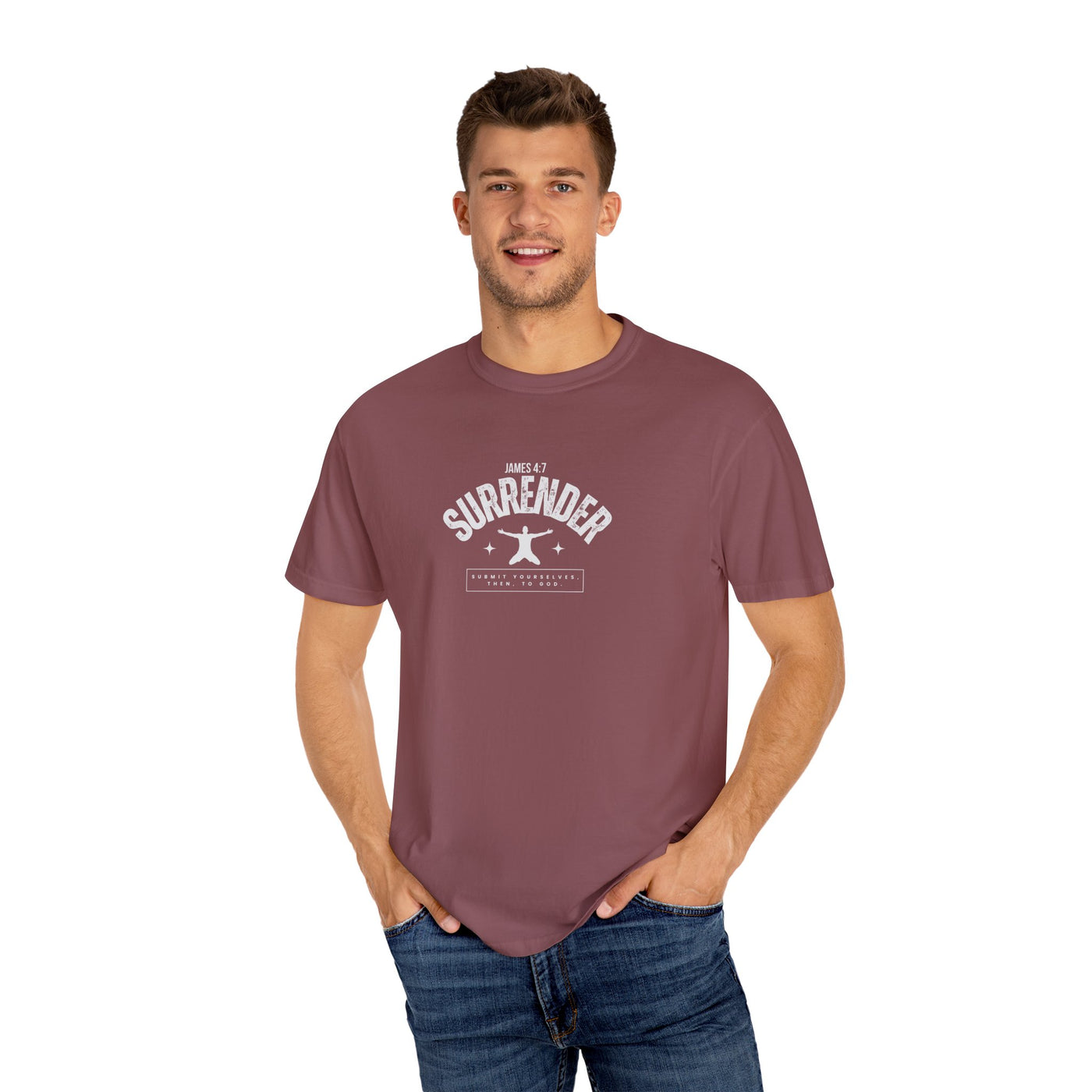 Unisex Surrender Shirt, Inspirational Tee , Everyday Wear