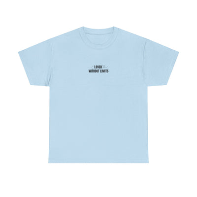 Love Without Limits Unisex Heavy Cotton Tee, Casual T-Shirt, Inspirational Apparel