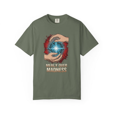 Mercy Over Madness T-Shirt, Unisex Casual Tee, Gift for Mental Health Awareness