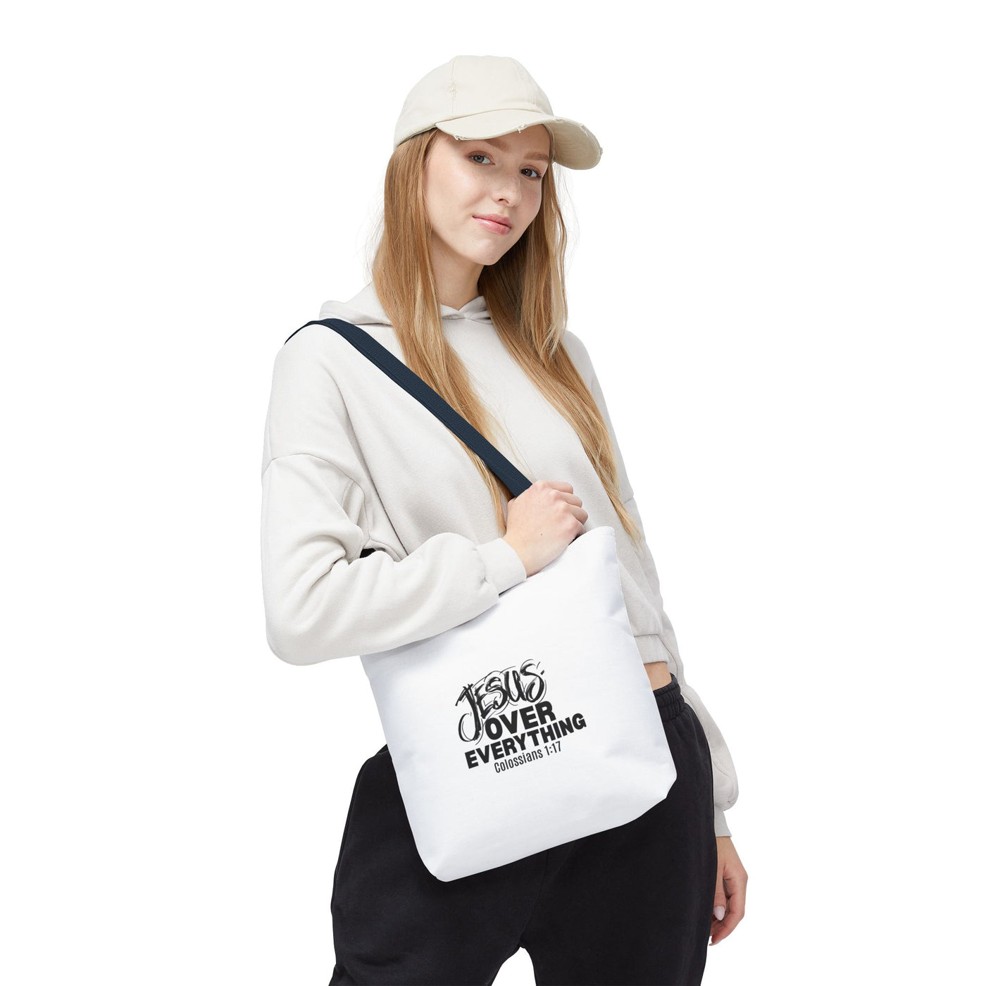 Inspirational Tote Bag | Jesus Over Everything | Faith Inspired  Everyday Use