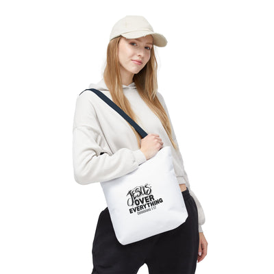 Inspirational Tote Bag | Jesus Over Everything | Faith Inspired  Everyday Use