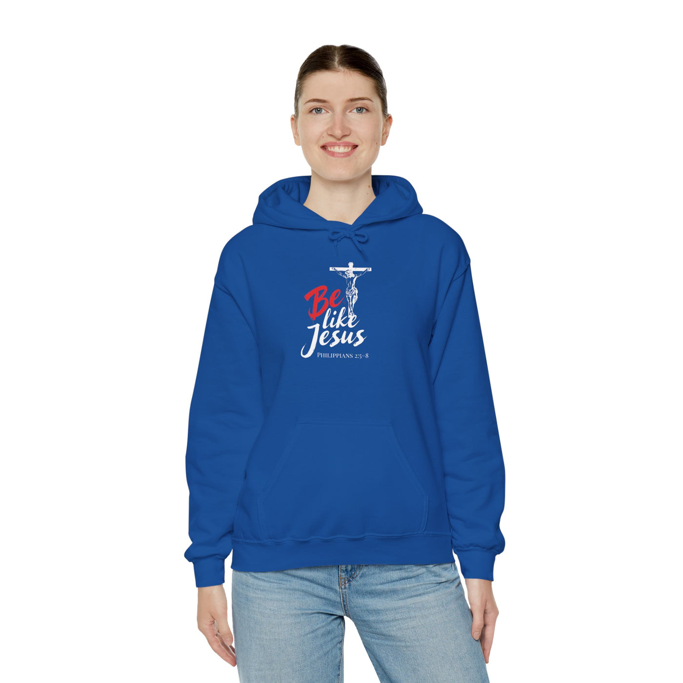 Faith-Inspired Hooded Sweatshirt - Be Like Jesus, Inspirational Apparel, Religious Hoodie